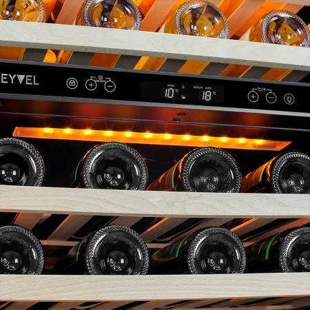 Винный шкаф Meyvel MV46PRO-KST2 двухзонный под столешницу